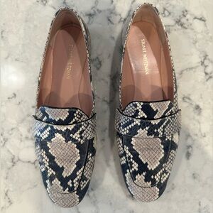 Stuart Weitzman Snakeskin Loafers